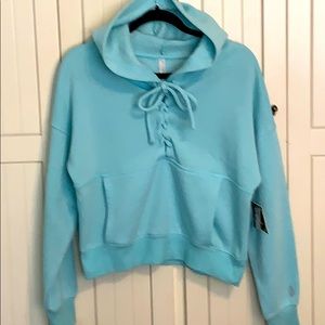 Free People Cropped Hoodie NWT